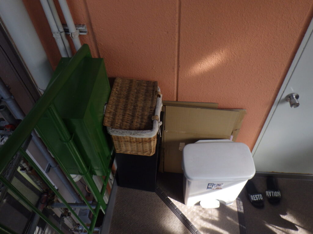 鉄階段　工事検査