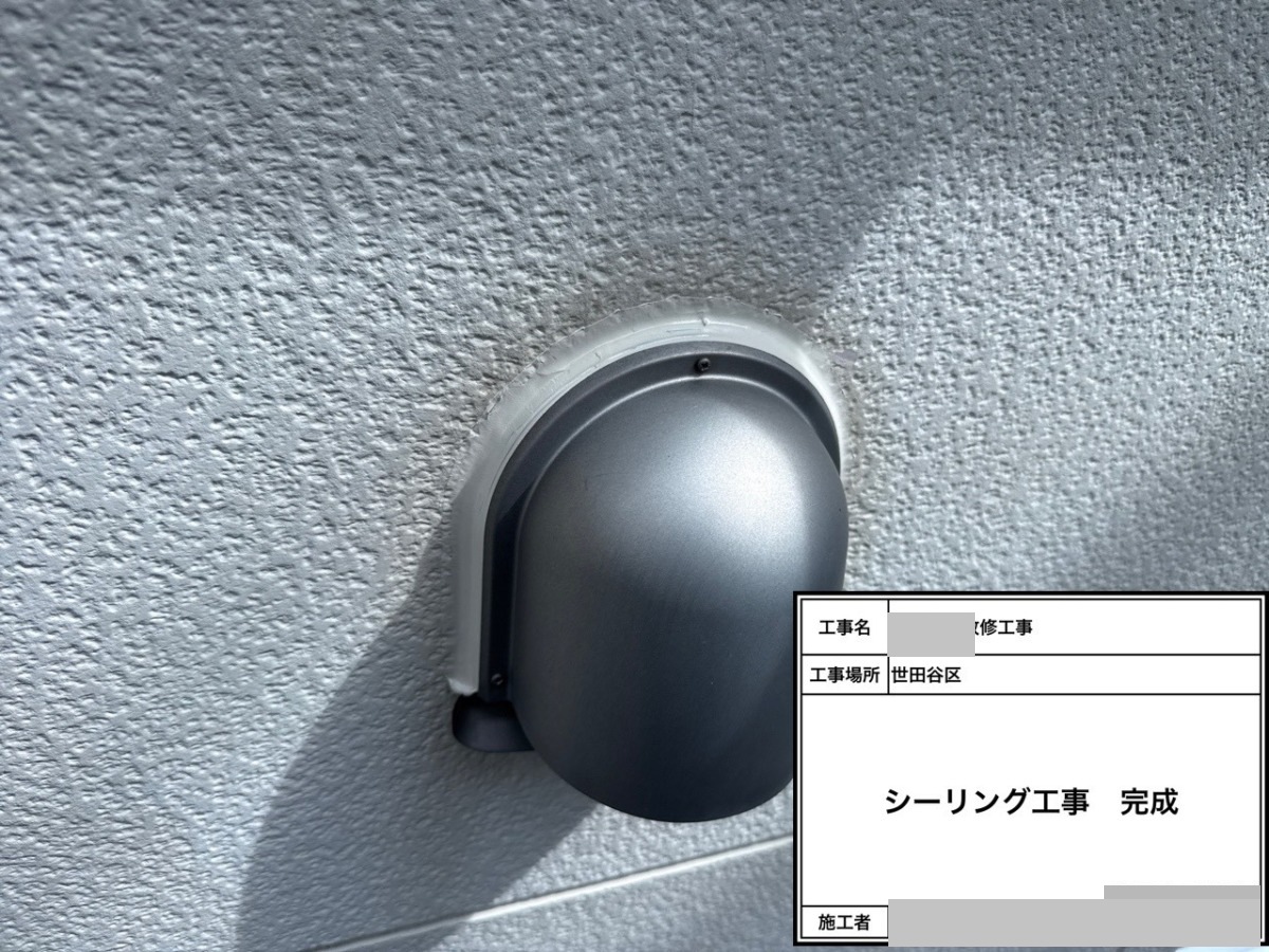 setagaya-bettaku-26 換気口まわりのシーリング施工後