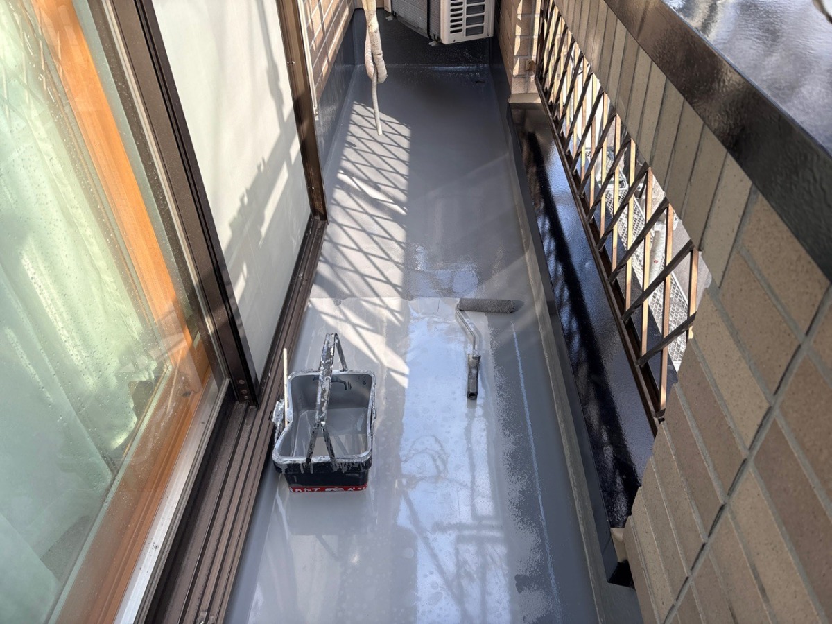 setagaya-renovation-48 最後にトップコートを塗布しました。