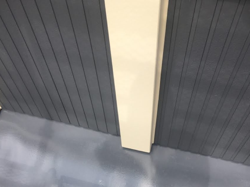 軒まわりの仕上がりを確認