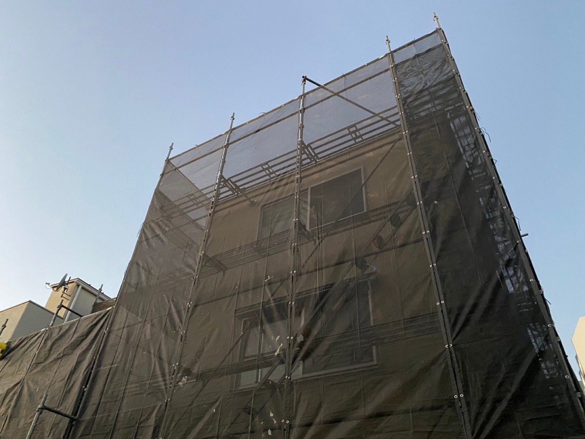 足場設置④